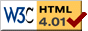 Validerad HTML 4.01! (öppnas i nytt fönster)